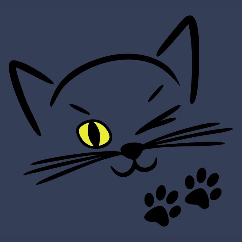 chat mignon, clin d'oeil