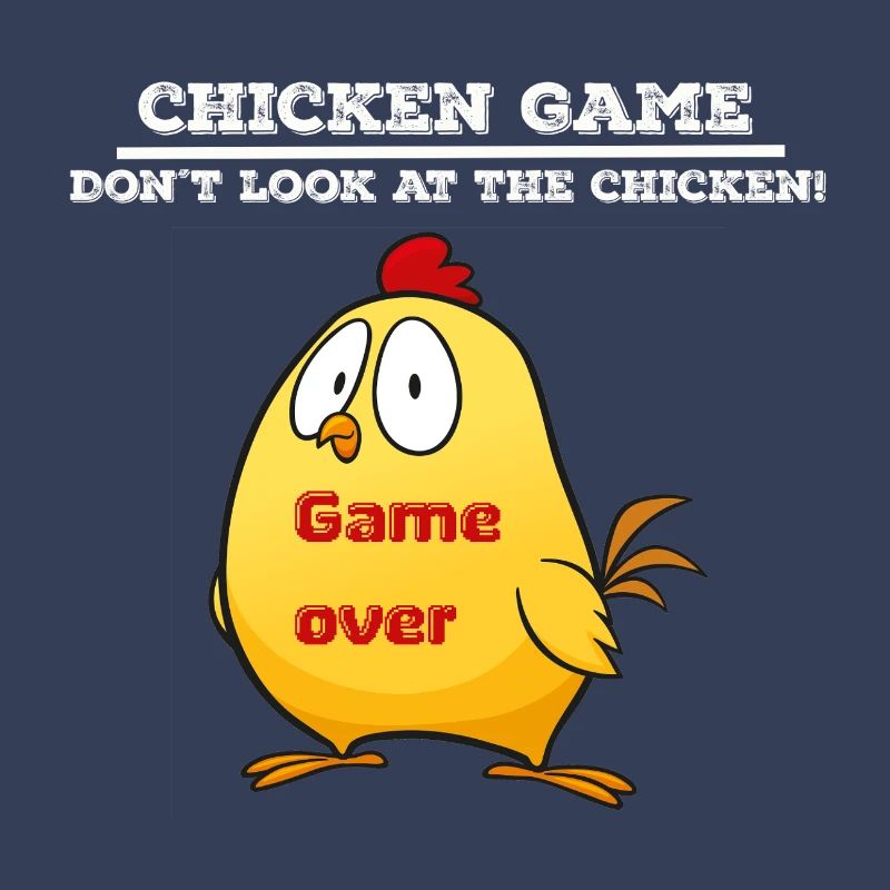 Chicken game white