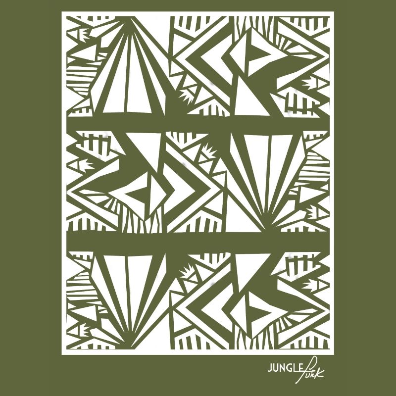 Tribal Pattern White