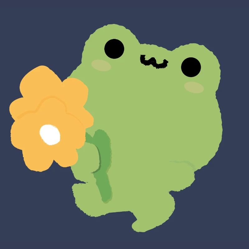Romantic frog