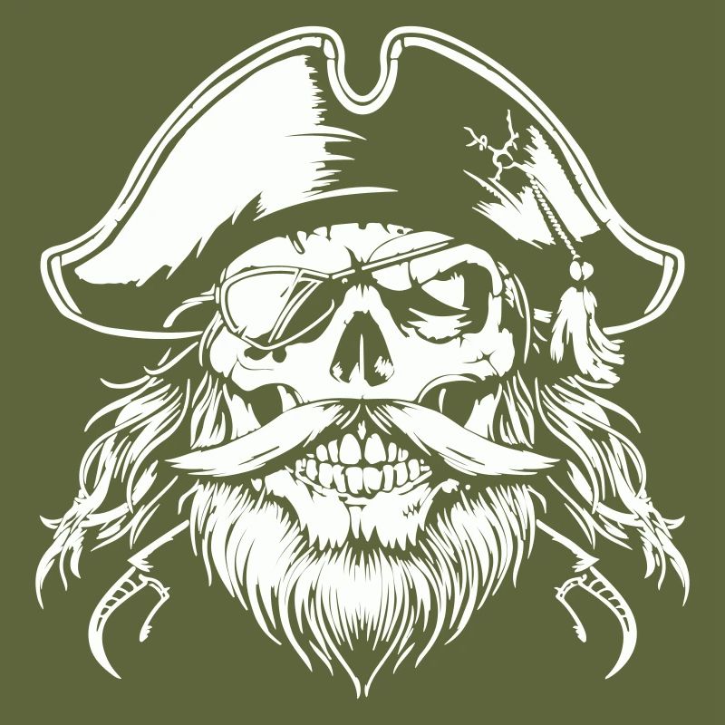 crâne de pirate