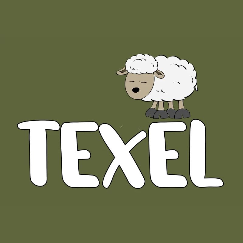 Schaf Texel (bunte Version)
