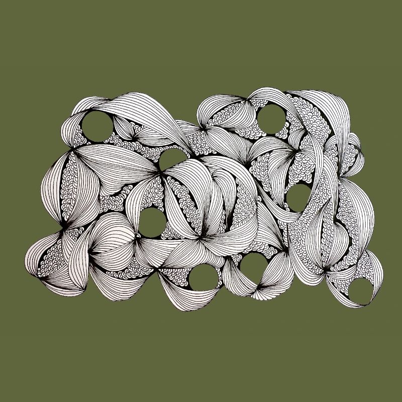 Lined Leaf Weave Pattern