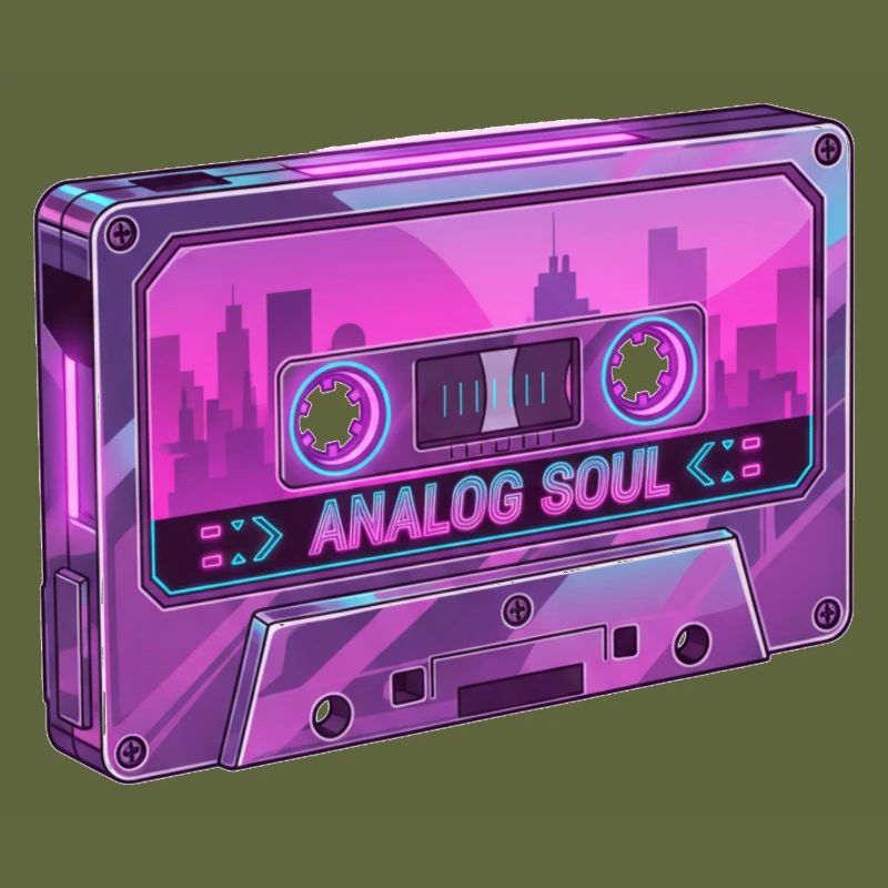 Retro Analog Soul Chrome Cassette Synthwave