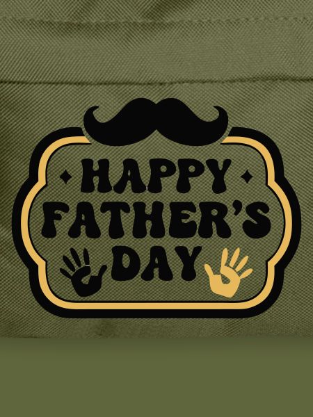  Retro Happy Fathers Day Wappen