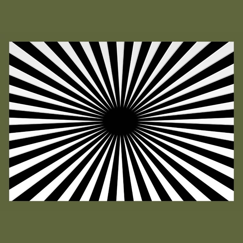 Hypnotic Centered Radial Rays