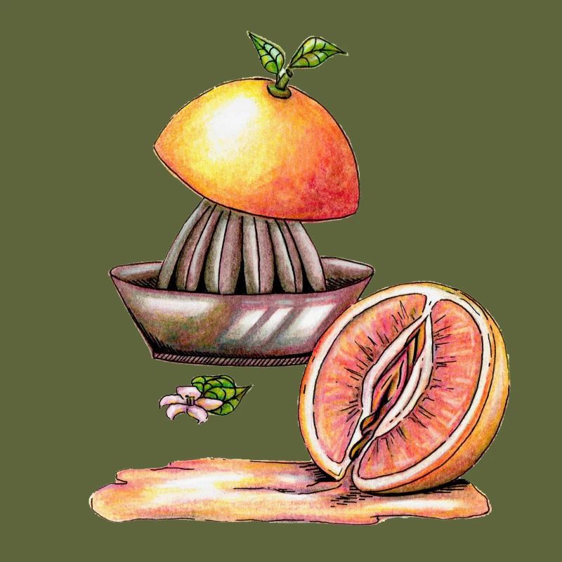 Vulva grapefruit