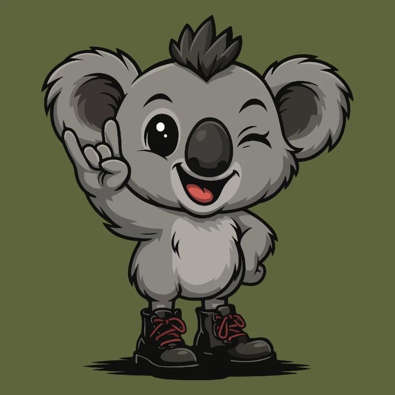 Koala Punk Hero