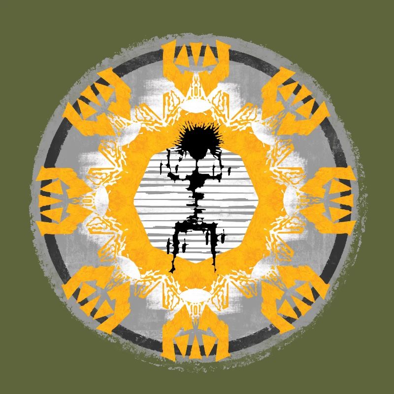 Sun Circle Mandala Contrast