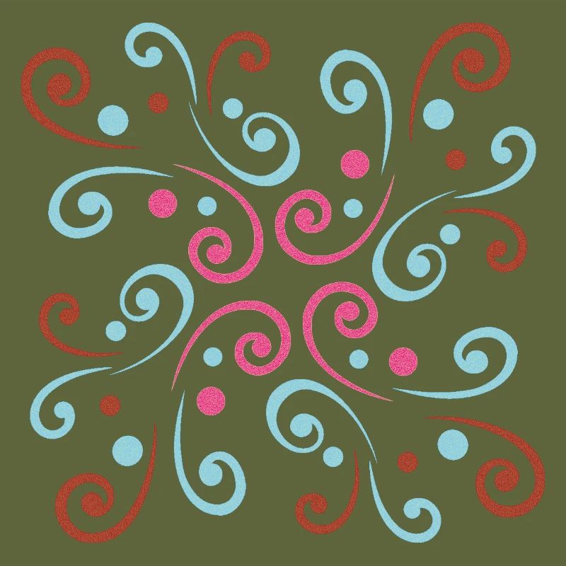 Abstract wavy design by Cean