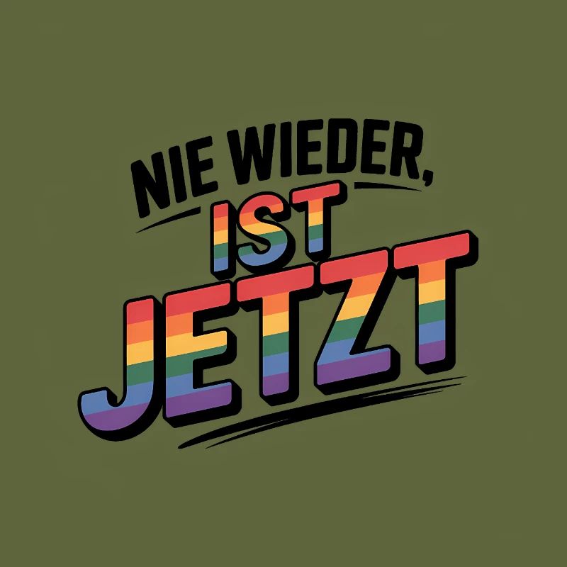 Never again is now! - Cool Pride logo
