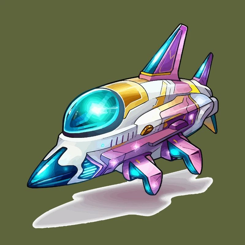 Comet Flight Spacefighter Neon