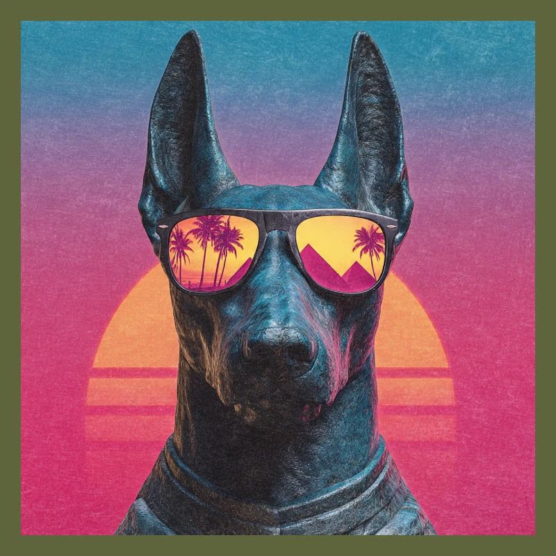Anubis Synthwave - God on Vacation