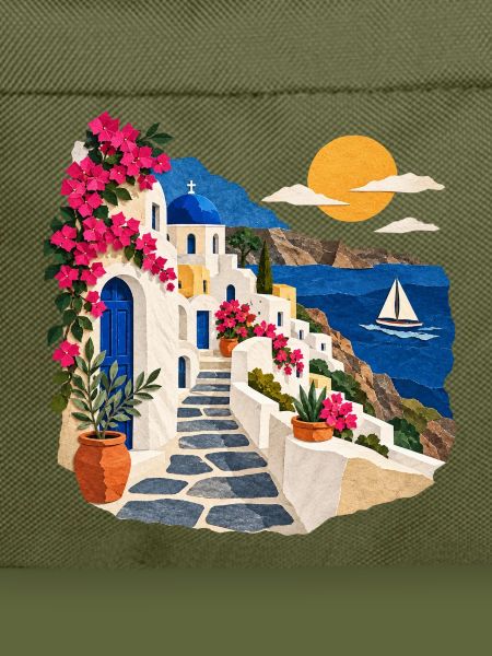 Santorini Küstenpfad