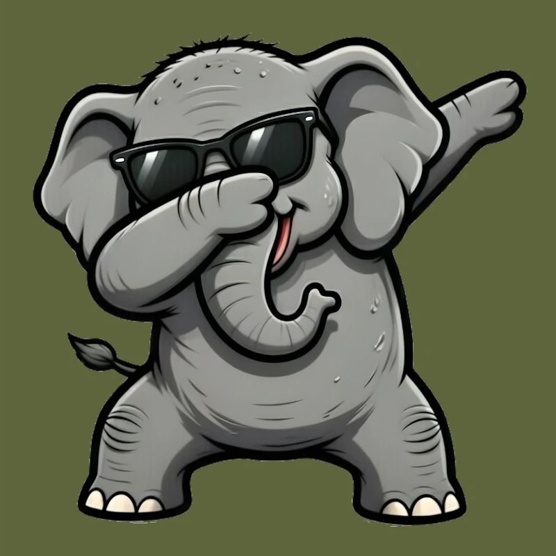 Éléphant de dab