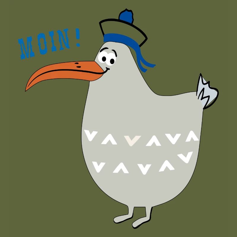 Moin, maritim, Möwe