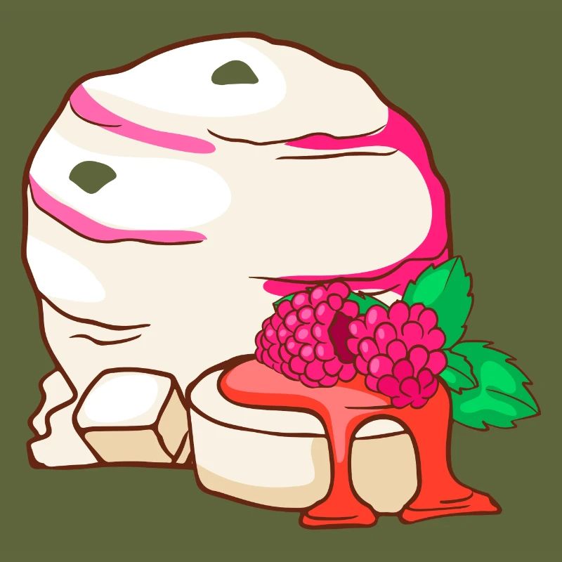 Panna cotta Eis Speiseeis Eiskrem Eiscreme