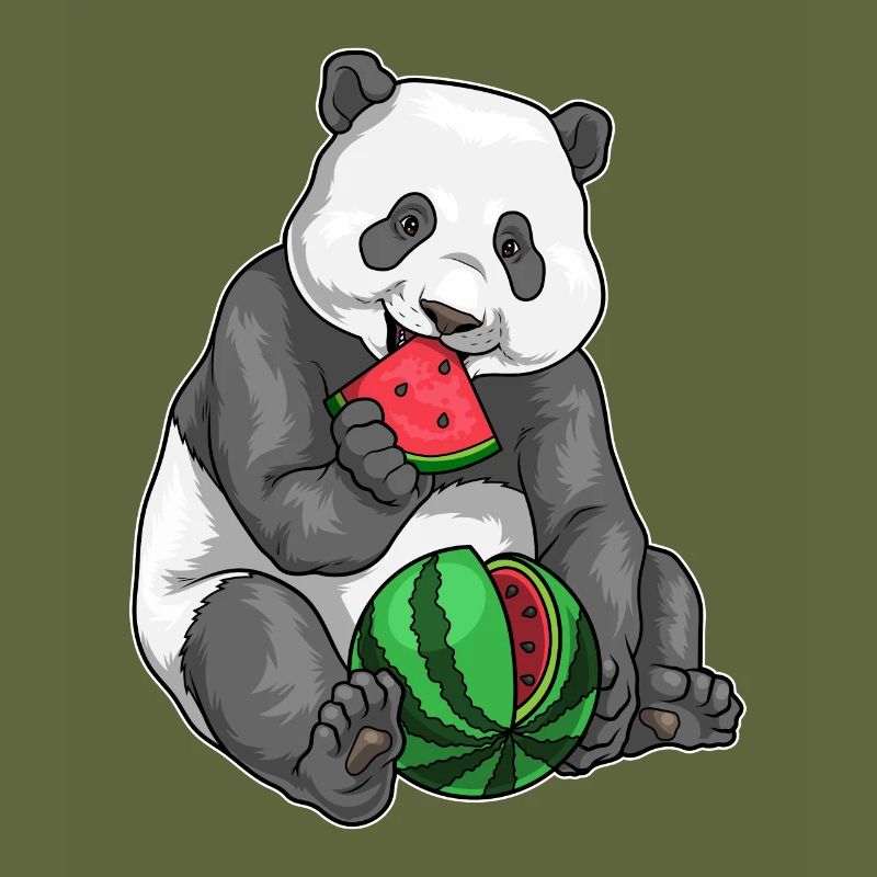 Panda Pastèque