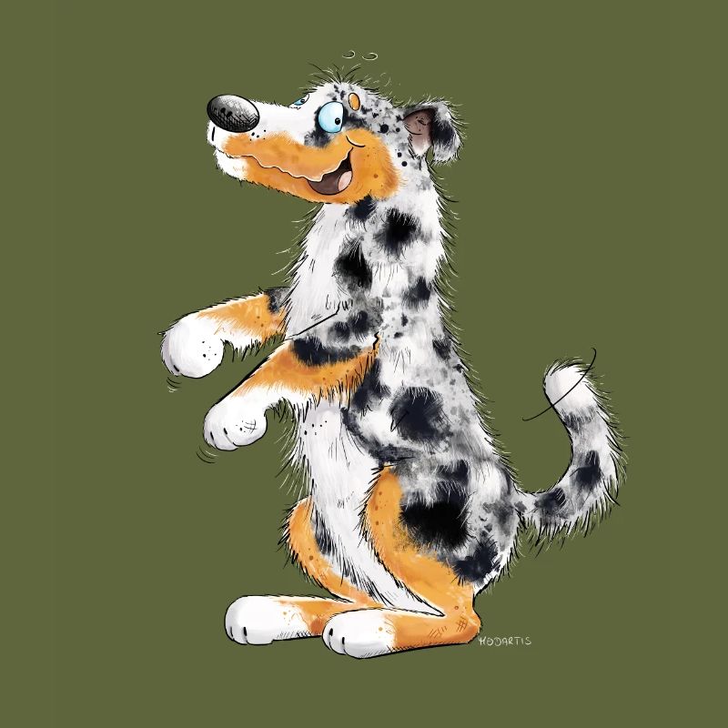 Funny Australian Shepherd
