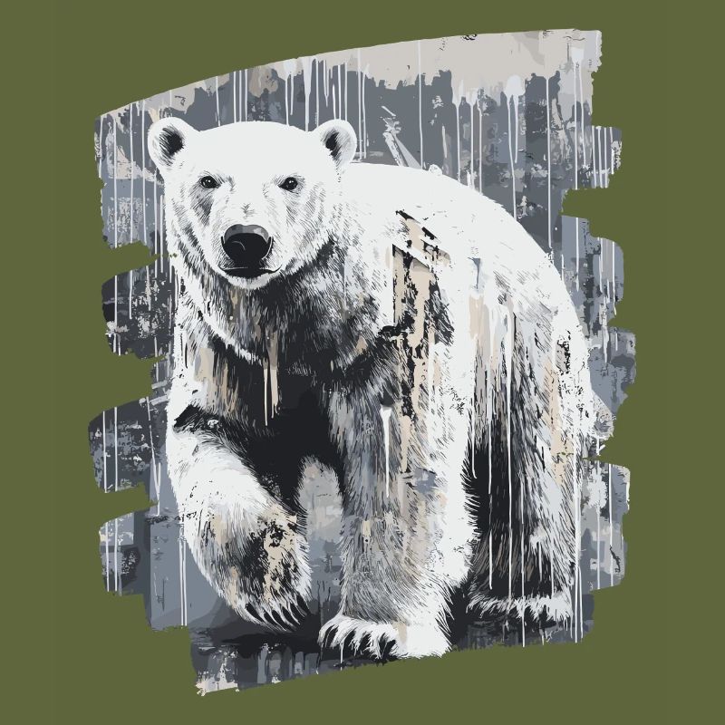 Polar Bear Graffiti Sprayer