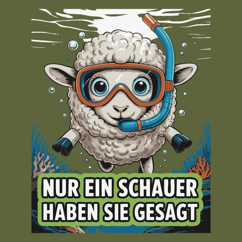 Nur ein Schauer – Lustiges Schaf Design
