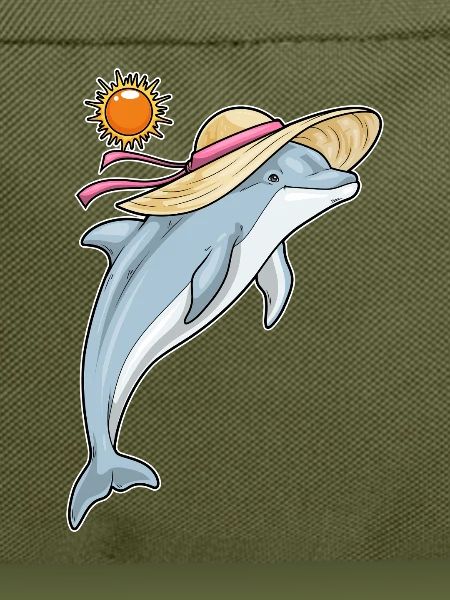 Delfin Strand Strohhut Sommer