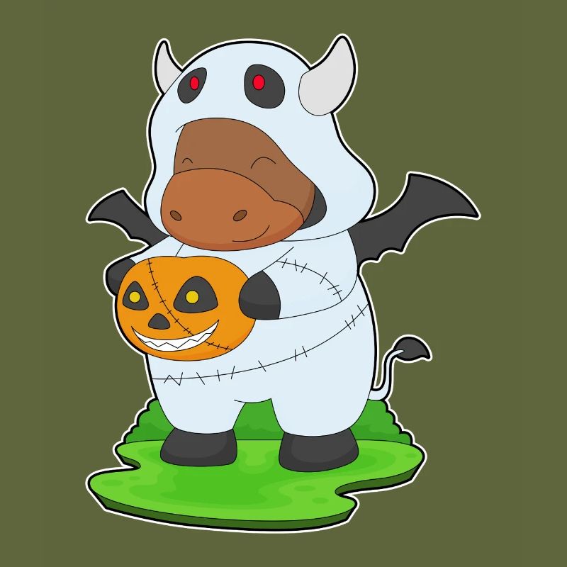 Stier Halloween Geist