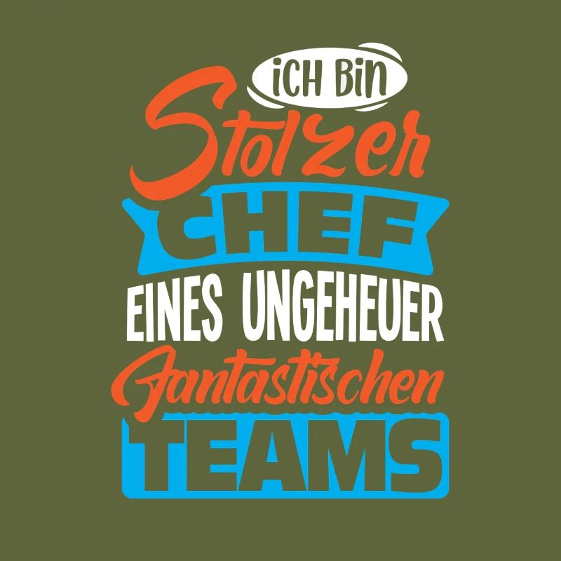 Stolzer Chef Chef Mann Abteilungsleiter Teamchef