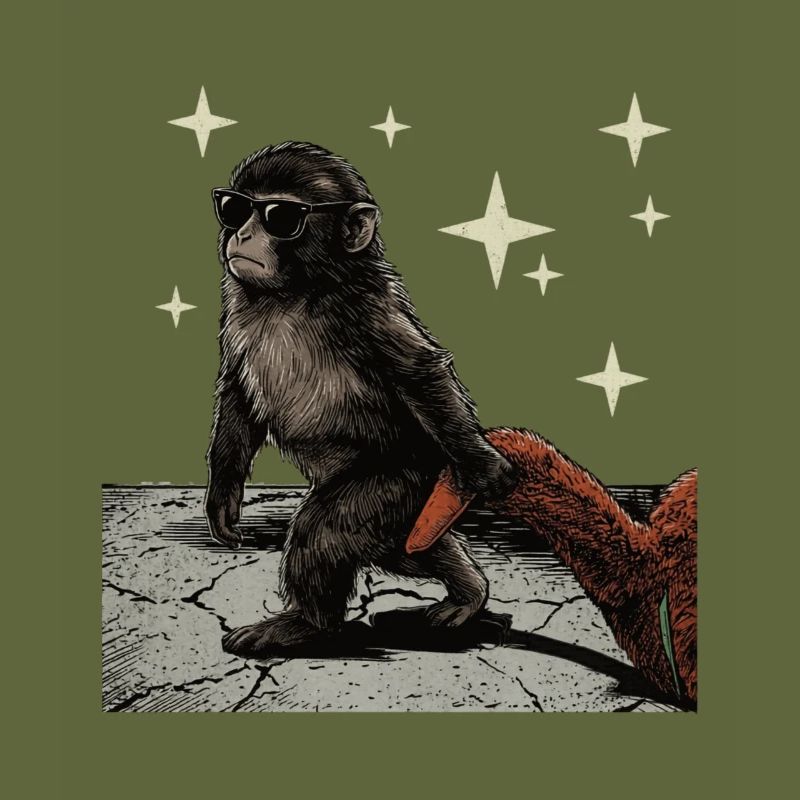Bébé Singe Coup de Poing