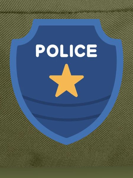 Polizeiabzeichen im klassischen Schildstil
