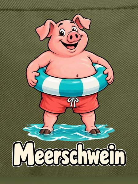 Meerschwein im Urlaub