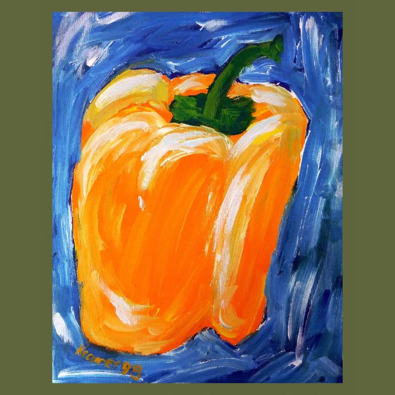 Le poivre orange dans l’expressionnisme