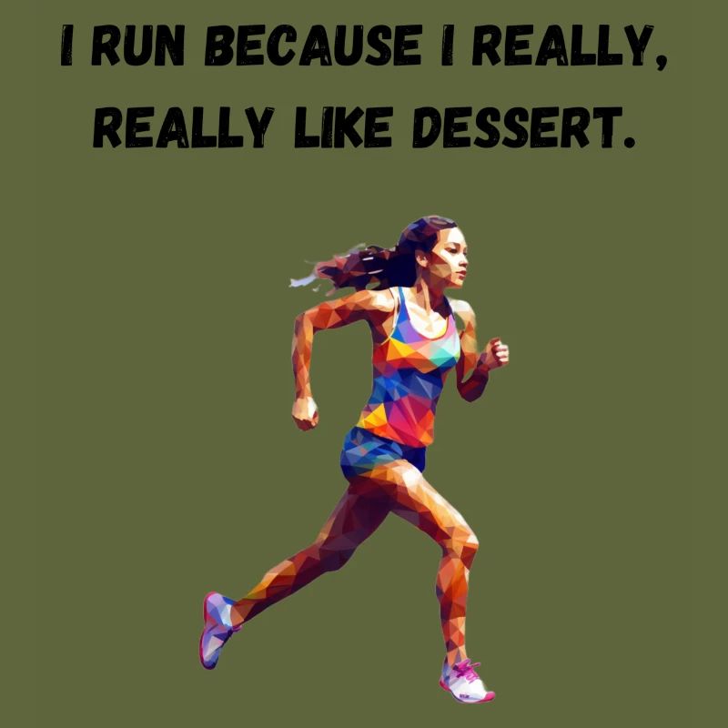 I run because I really, really like dessert.