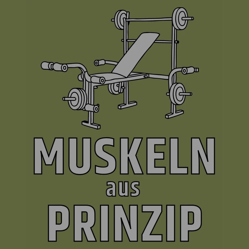 Muscles on principle - weight bench