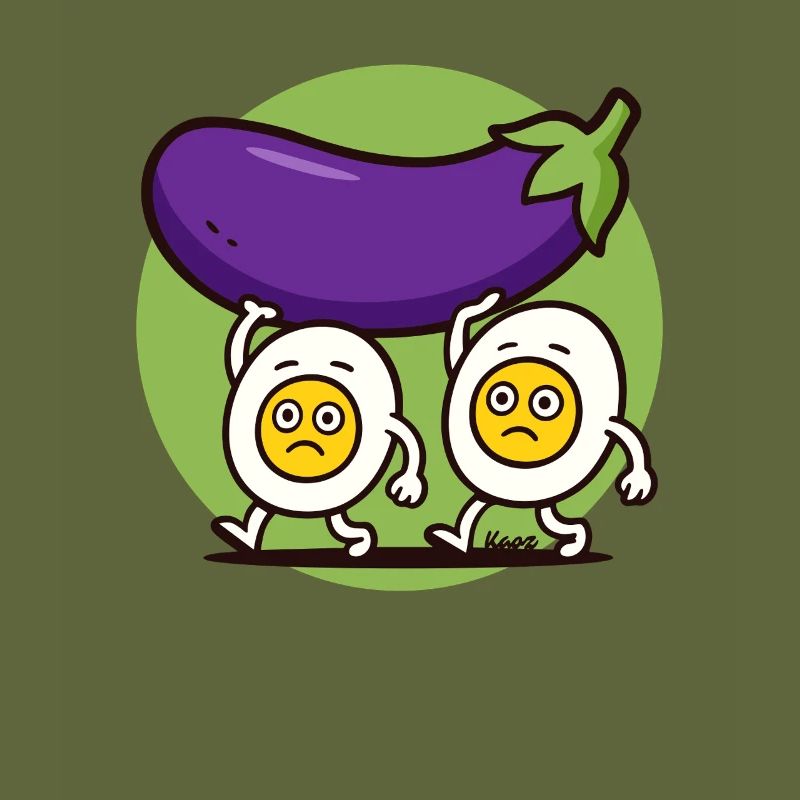 Hard-working eggs bear large eggplant