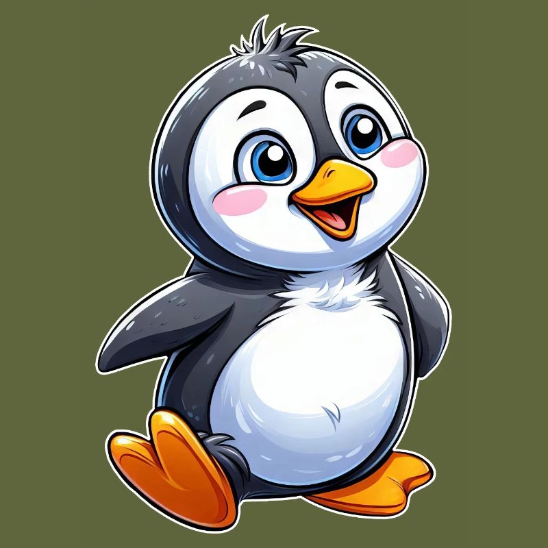 Cuddly Penguin Charm