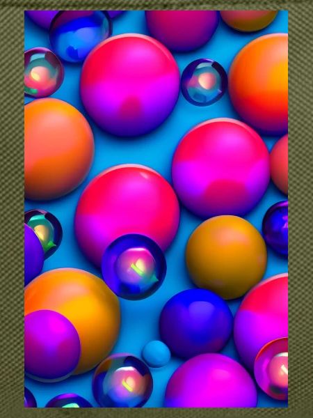 Bunte Blasen
