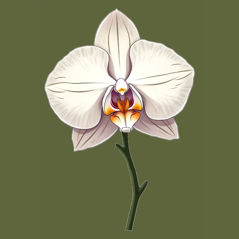 Weisse Orchidee