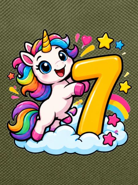 Regenbogen-Einhorn Siebenzauber