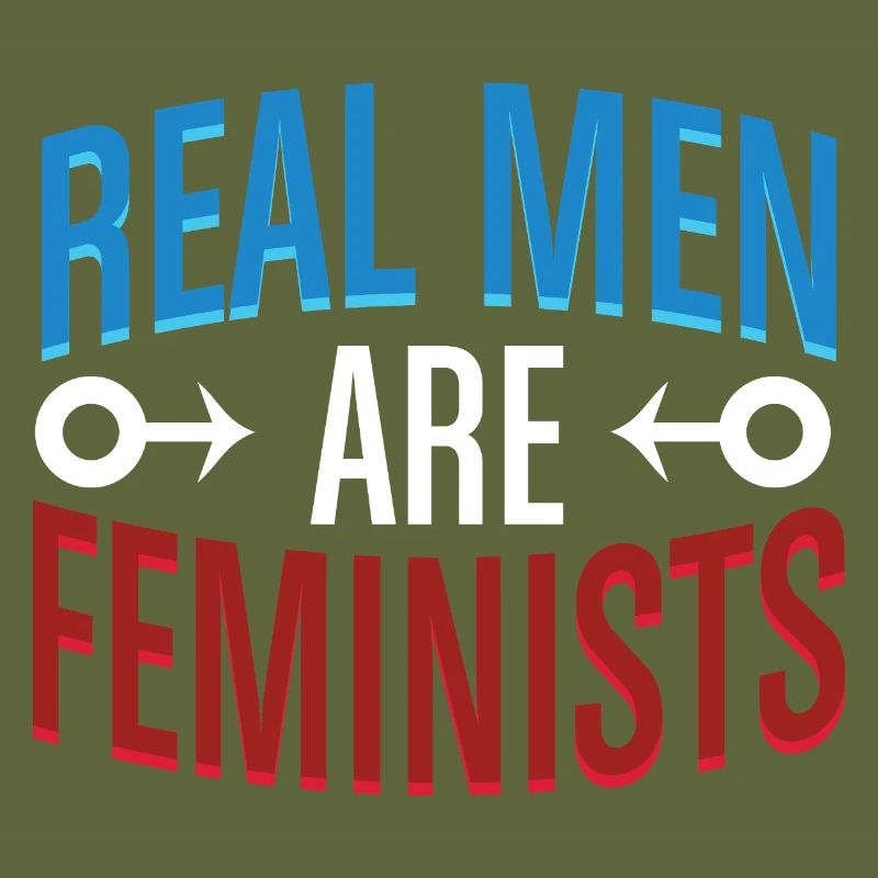Real Men Are Feminists Equality Statement Tee