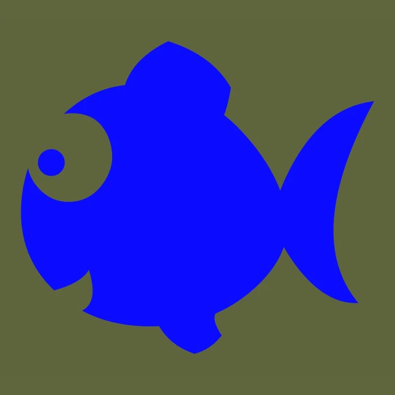 Happy Blue Fish