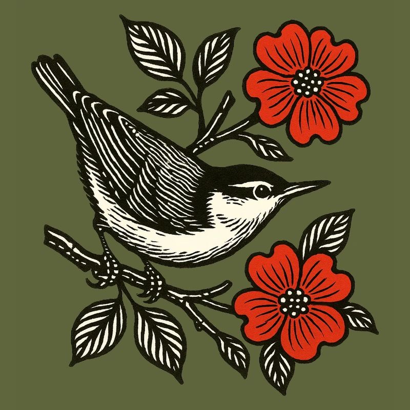 Retro Nuthatch