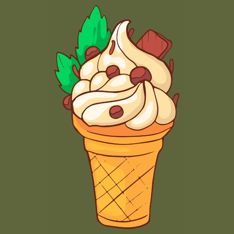 Crème glacée, crème glacée, crème glacée, crème glacée, boule, crème glacée, sundae
