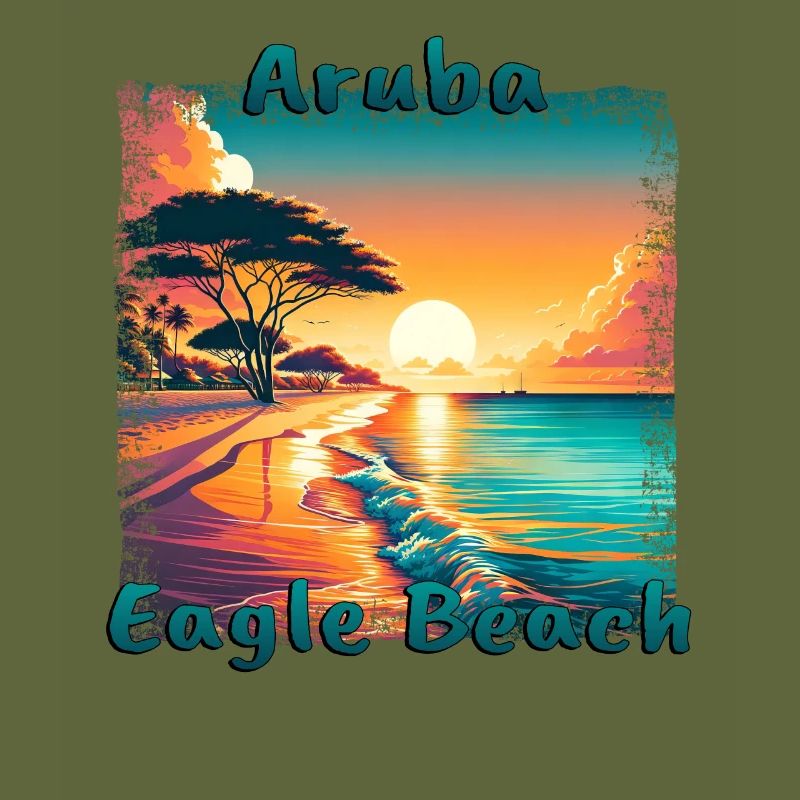 Grunge Summer Getaway Eagle Beach Aruba