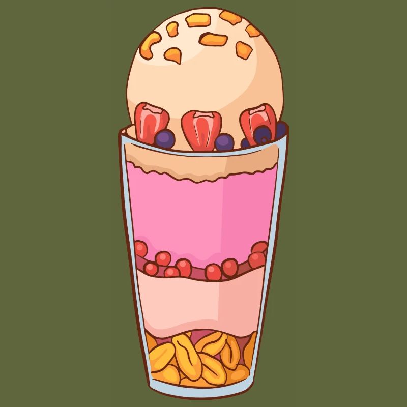 Eis Speiseeis Eiskrem Eiscreme Kugeleis Eisbecher