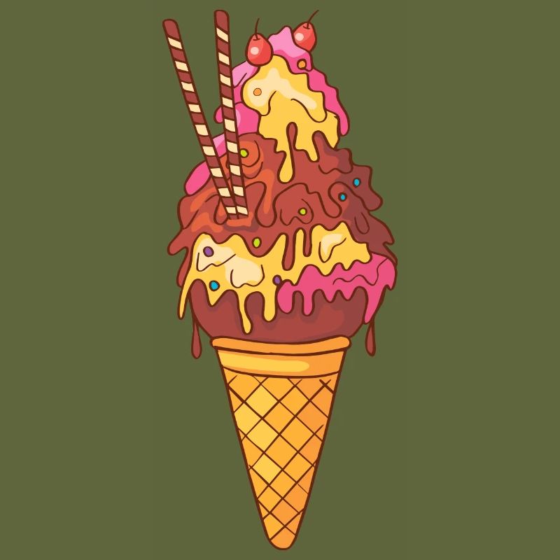 Eis Speiseeis Eiskrem Eiscreme Kugeleis Eisbecher