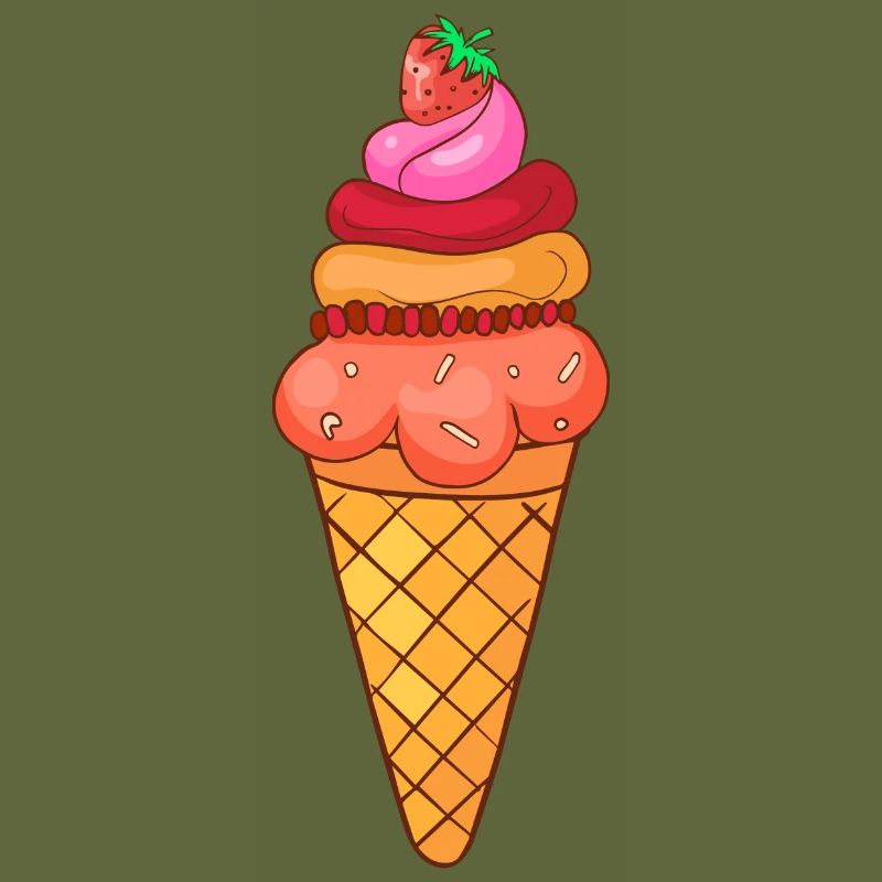 Eis Speiseeis Eiskrem Eiscreme Kugeleis Eisbecher