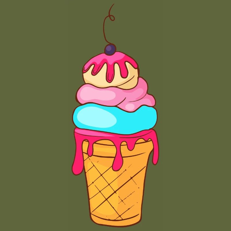 Eis Speiseeis Eiskrem Eiscreme Kugeleis Eisbecher