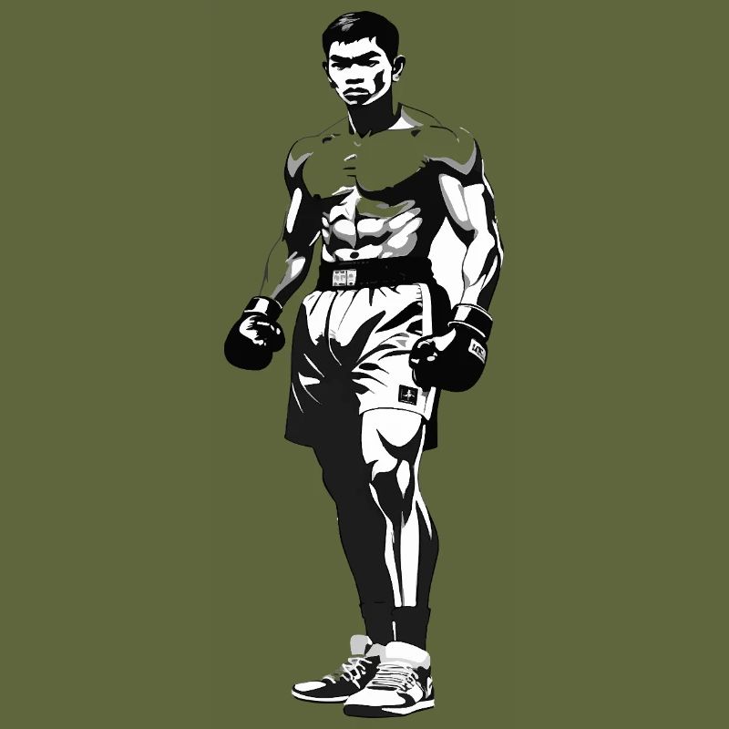Thai Boxers - Martial Arts Sticker