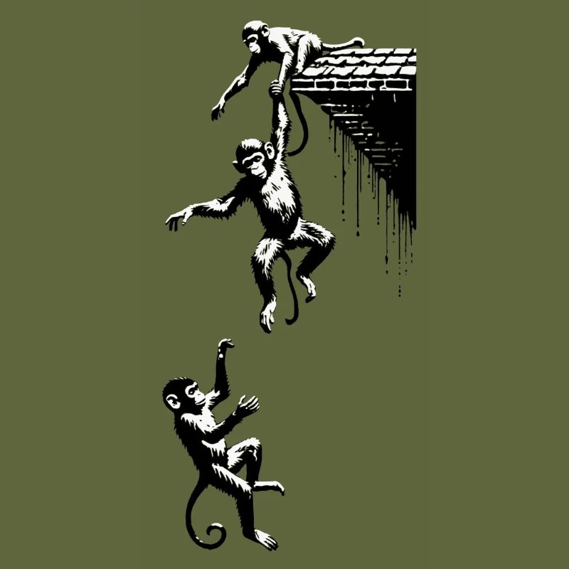 3 singes Monkey Gang Monkey Monkey Falls